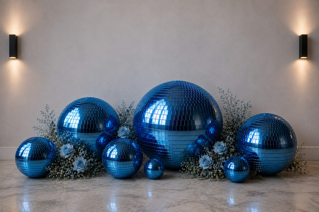 Blue Disco Balls IMG-3