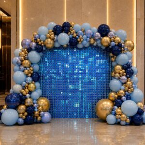 Blue Sequin Wall IMG 3