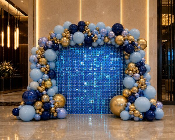 Blue Sequin Wall IMG 3