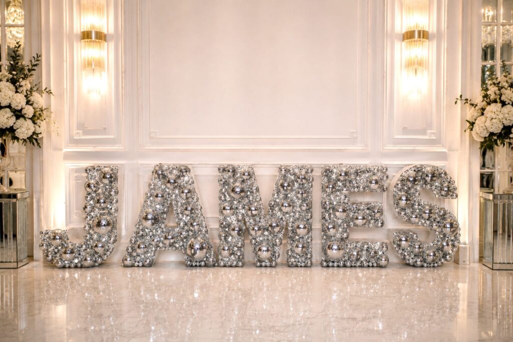 Disco Ball Numbers & Letters IMG 13