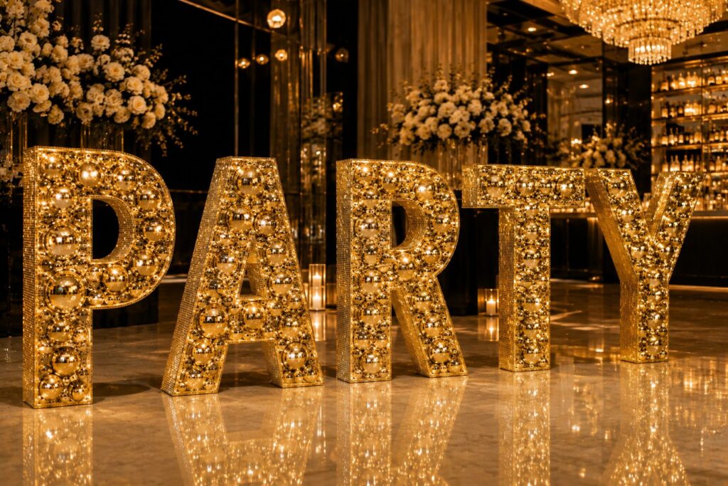 Disco Ball Numbers & Letters IMG 15