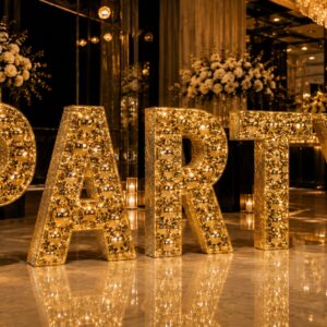 Disco Ball Numbers & Letters IMG 15