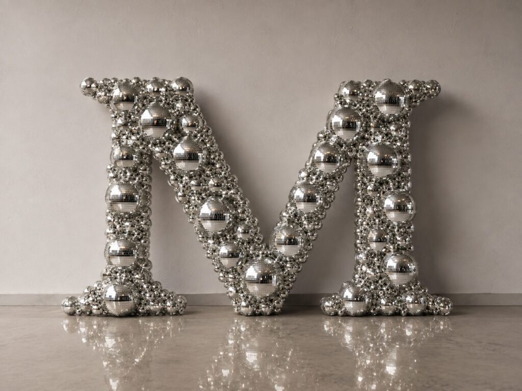 Disco Ball Numbers & Letters IMG 5
