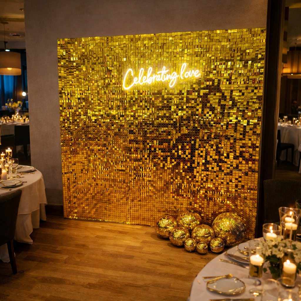 Gold Sequin Wall IMG 5
