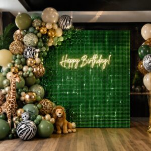 Green Sequin Wall IMG 1