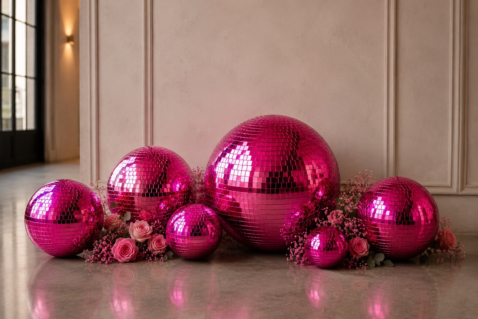 Pink Disco Balls IMG 1