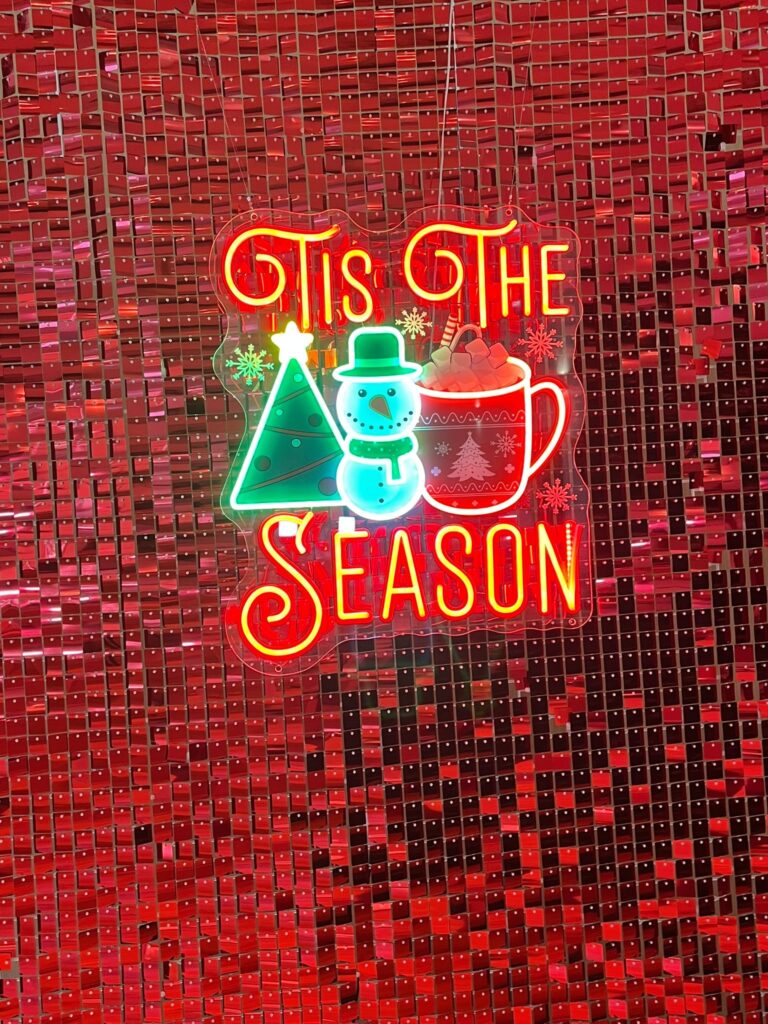 Red Sequin Wall IMG 4