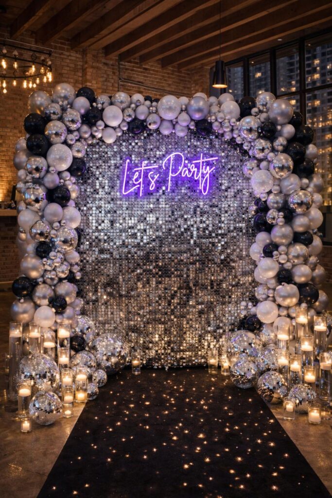 Silver Sequin Wall IMG 4