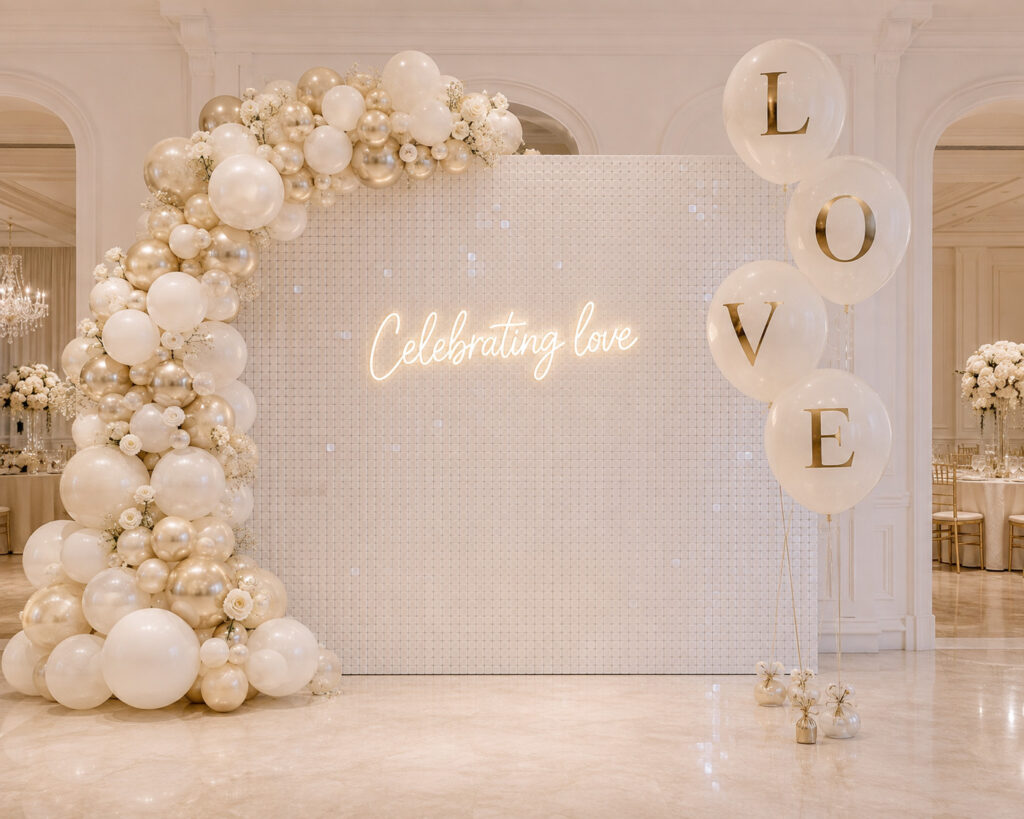 White Sequin Wall IMG 2