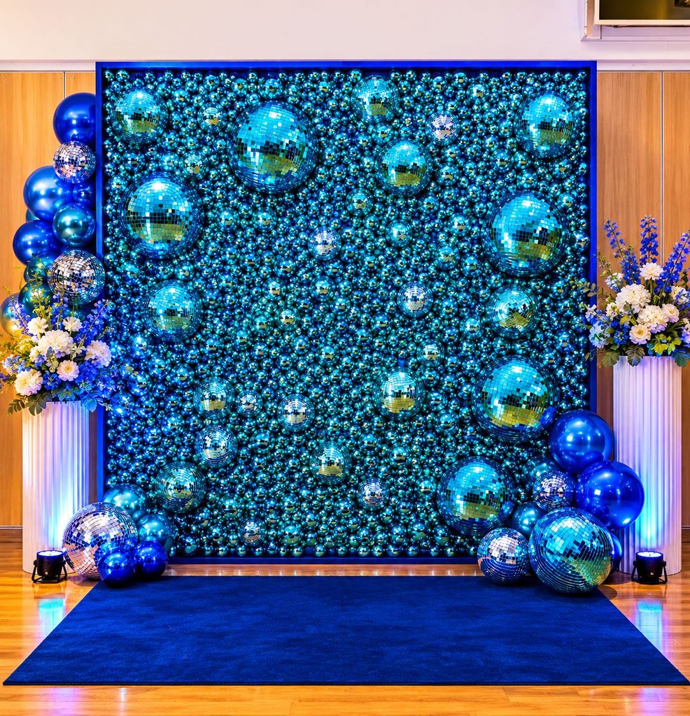 Disco Ball Walls for hire from Prime Booth UK