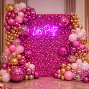 Pink Disco Wall