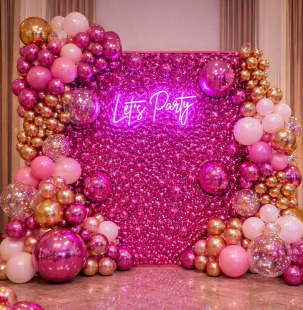 Pink Disco Wall