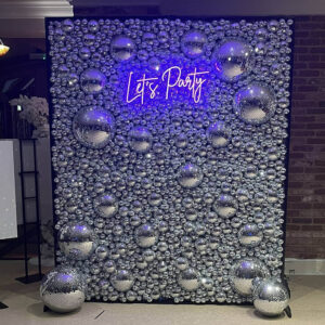Silver Disco Wall