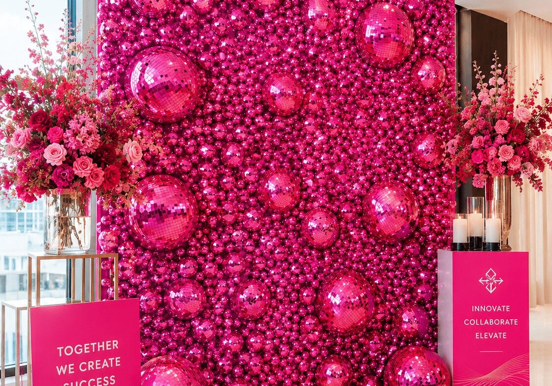 pink-disco-wall-setup
